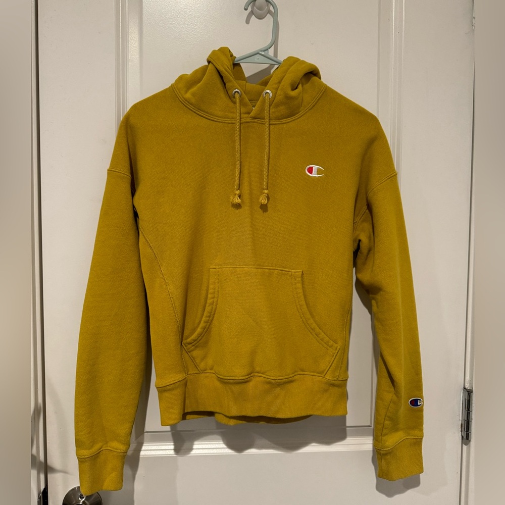 Champion Yellow Hoodie